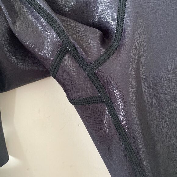 ZYIA-METALLIC Liquid Ombré High Rise Leggings (Size:12) - Picture 8 of 10